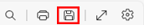 Red box around a disk icon so you can save your document.